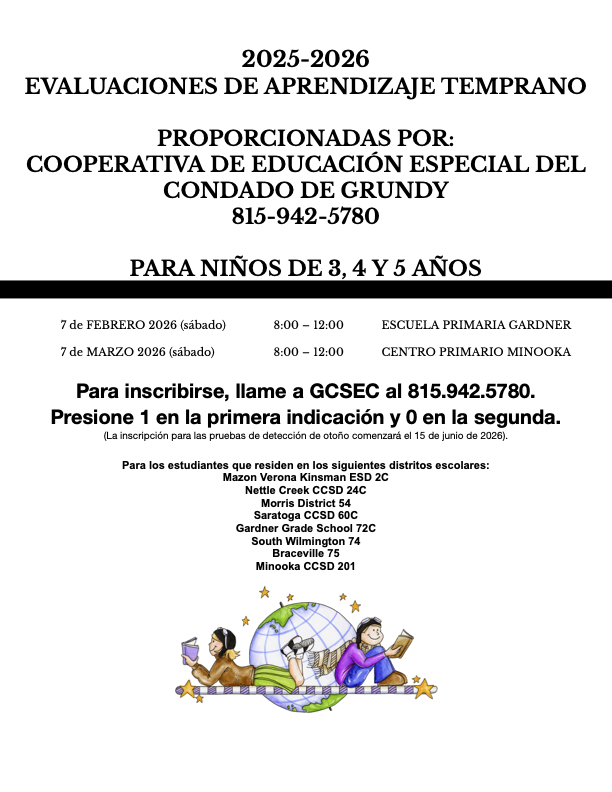 Early Learning Screening Information flyer in Spanish