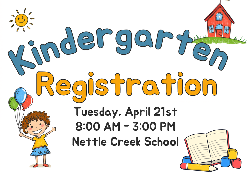 Kindergarten Registration informational flyer
