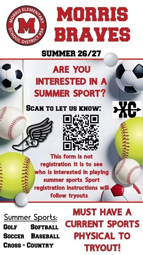 Flyer to determine interest in a summer sport