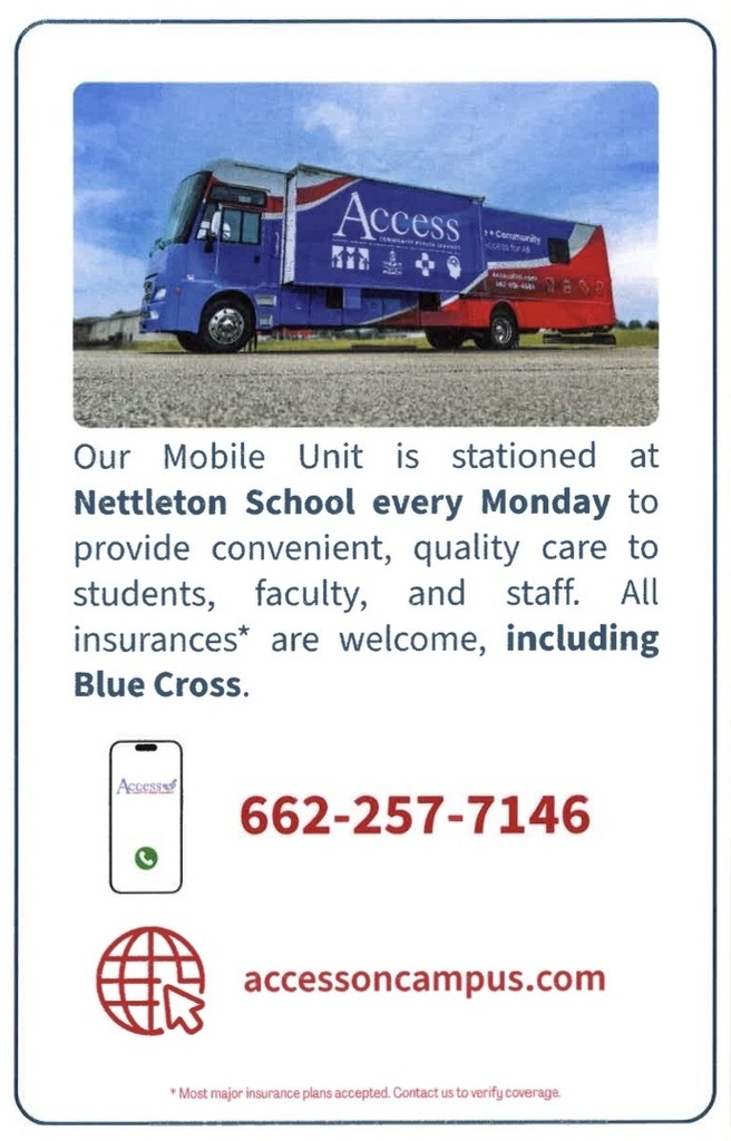 Access Health Mobile Clinic @ Nettleton High School