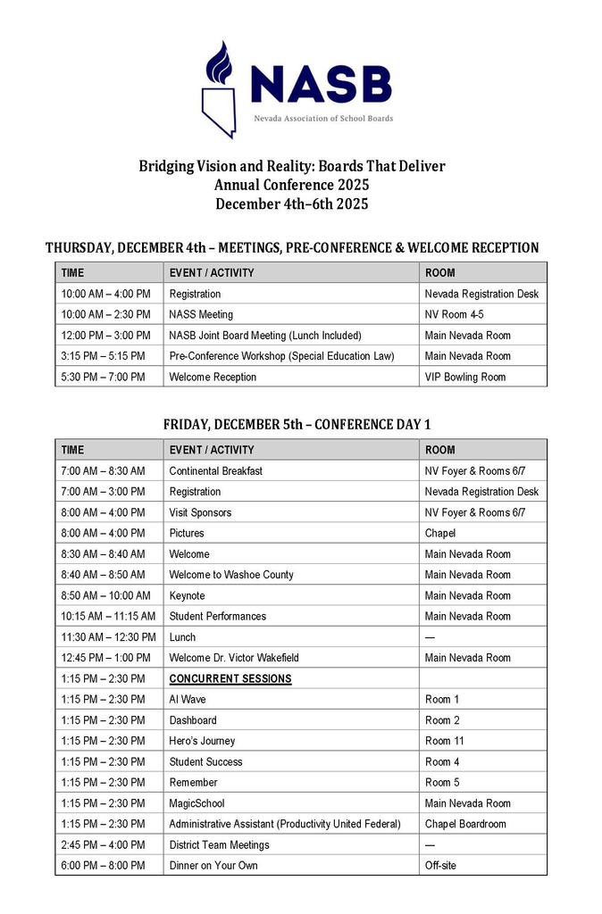 1st page updated agenda