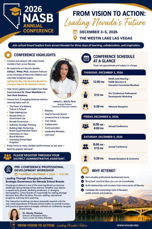 2026 NASB Conference Flyer