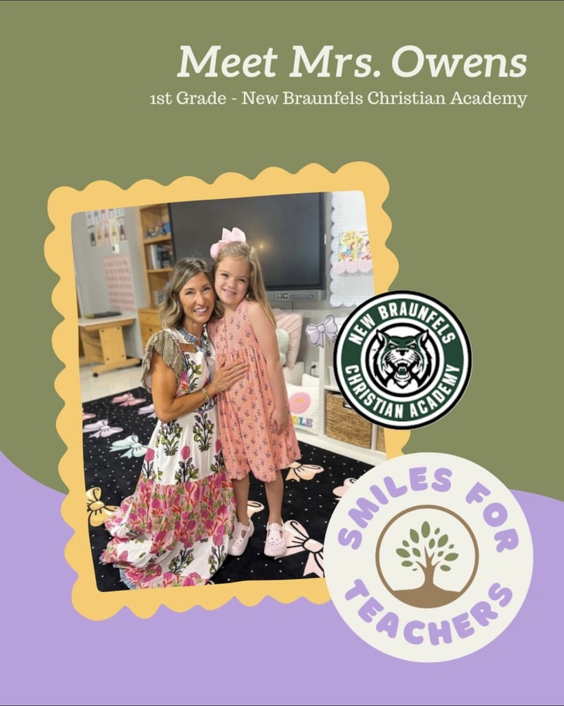 New Braunfels Christian Academy - Teacher Recognition