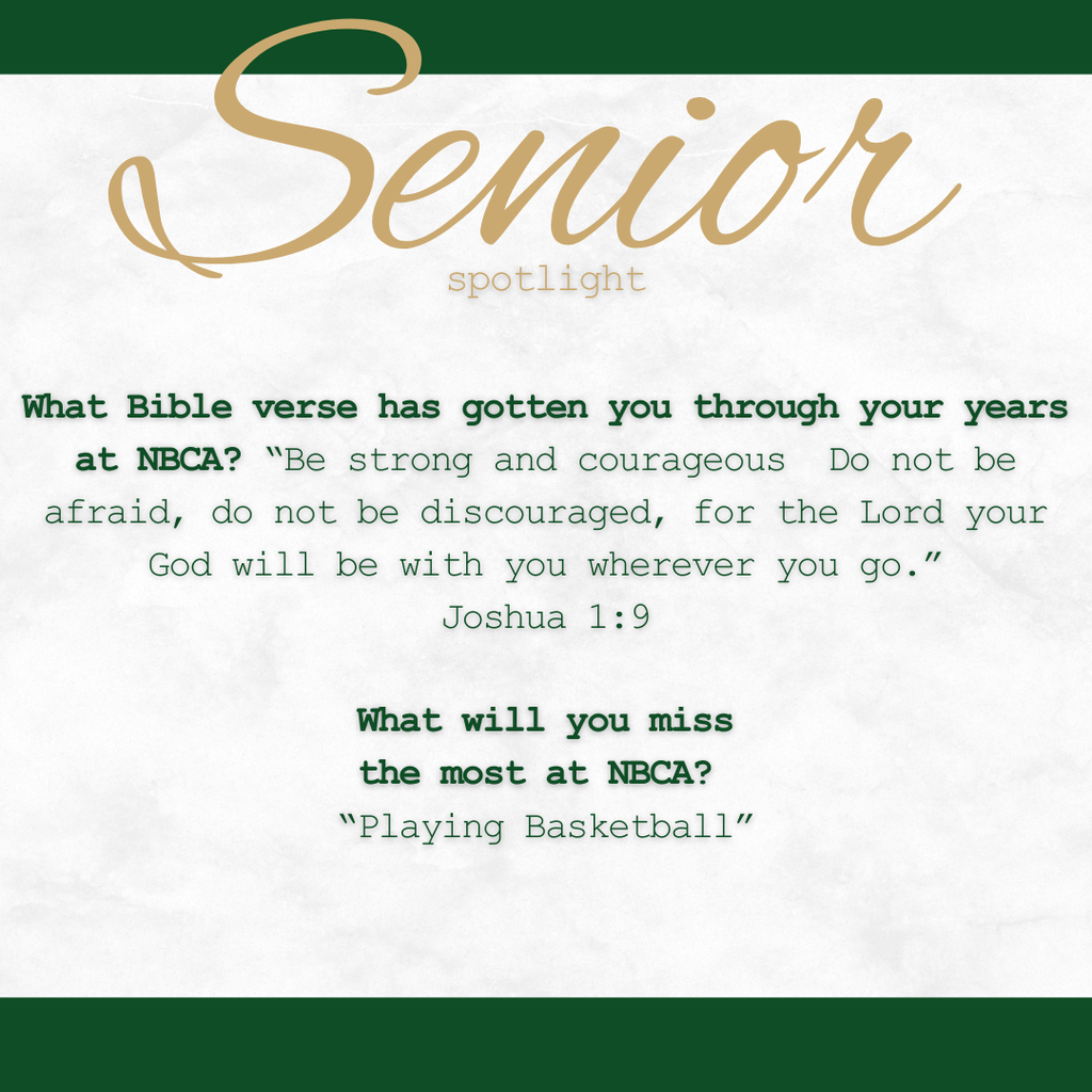 New Braunfels Christian Academy - Seniors