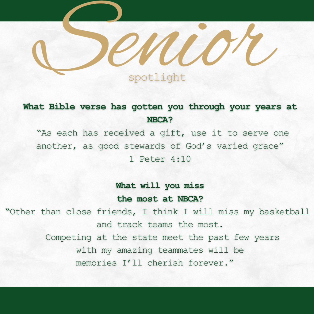 New Braunfels Christian Academy - Seniors