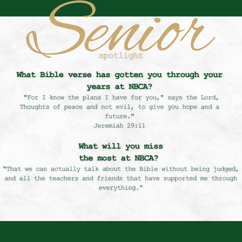 New Braunfels Christian Academy - Seniors