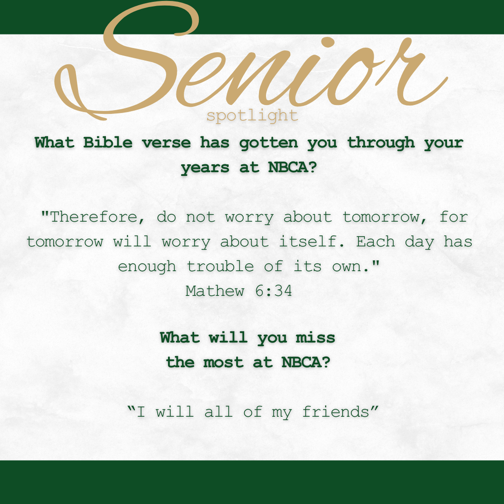 New Braunfels Christian Academy - Seniors