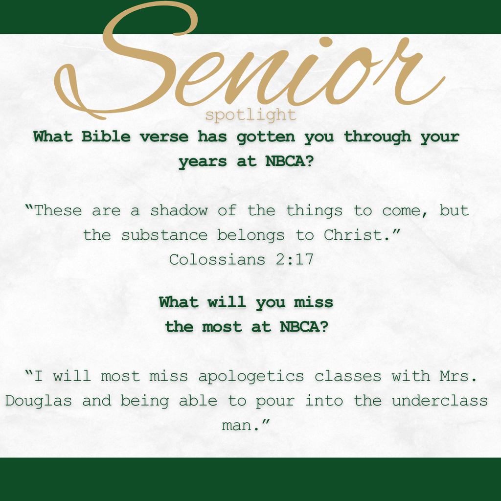 New Braunfels Christian Academy - Seniors