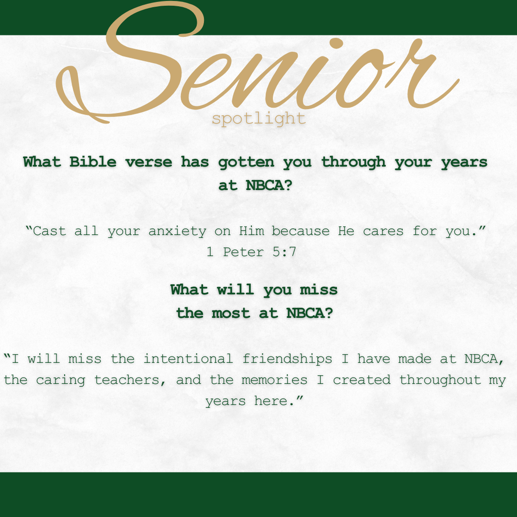 New Braunfels Christian Academy - Seniors