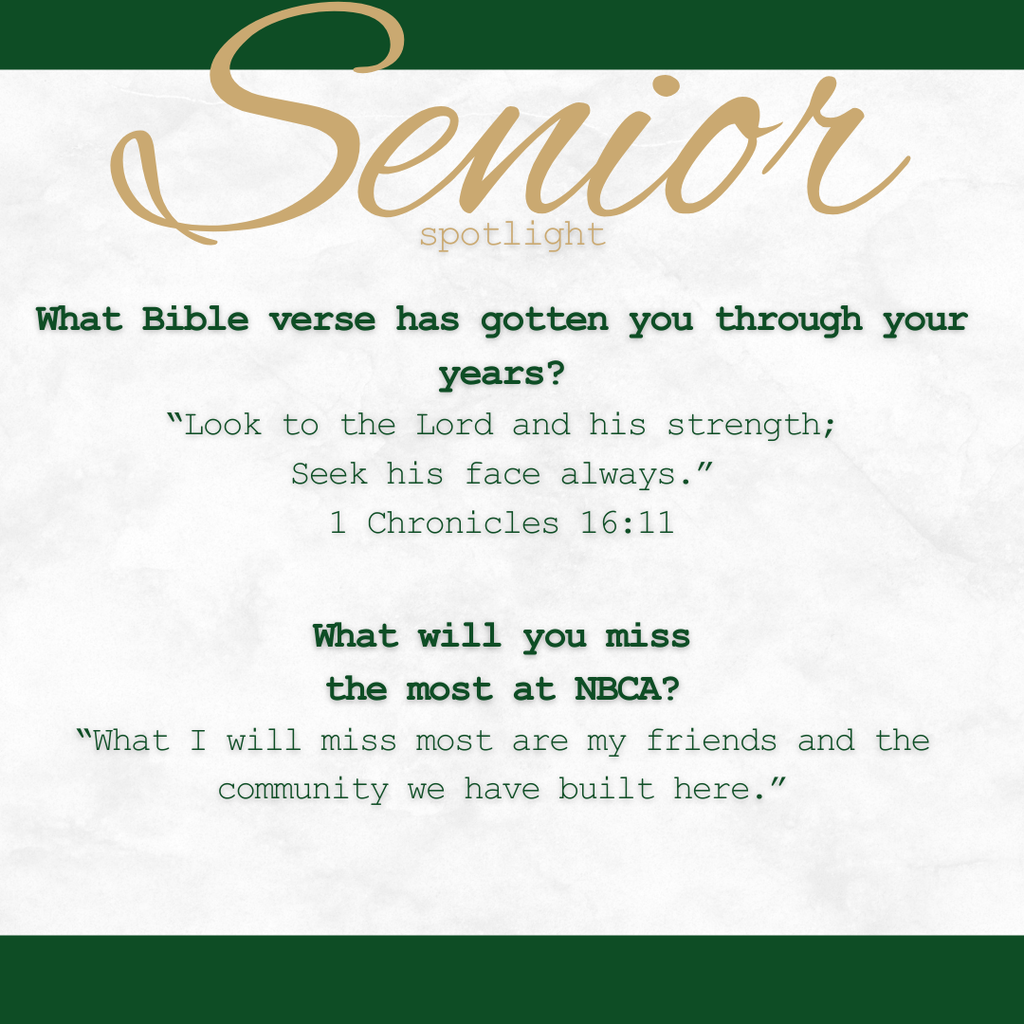 New Braunfels Christian Academy - Seniors