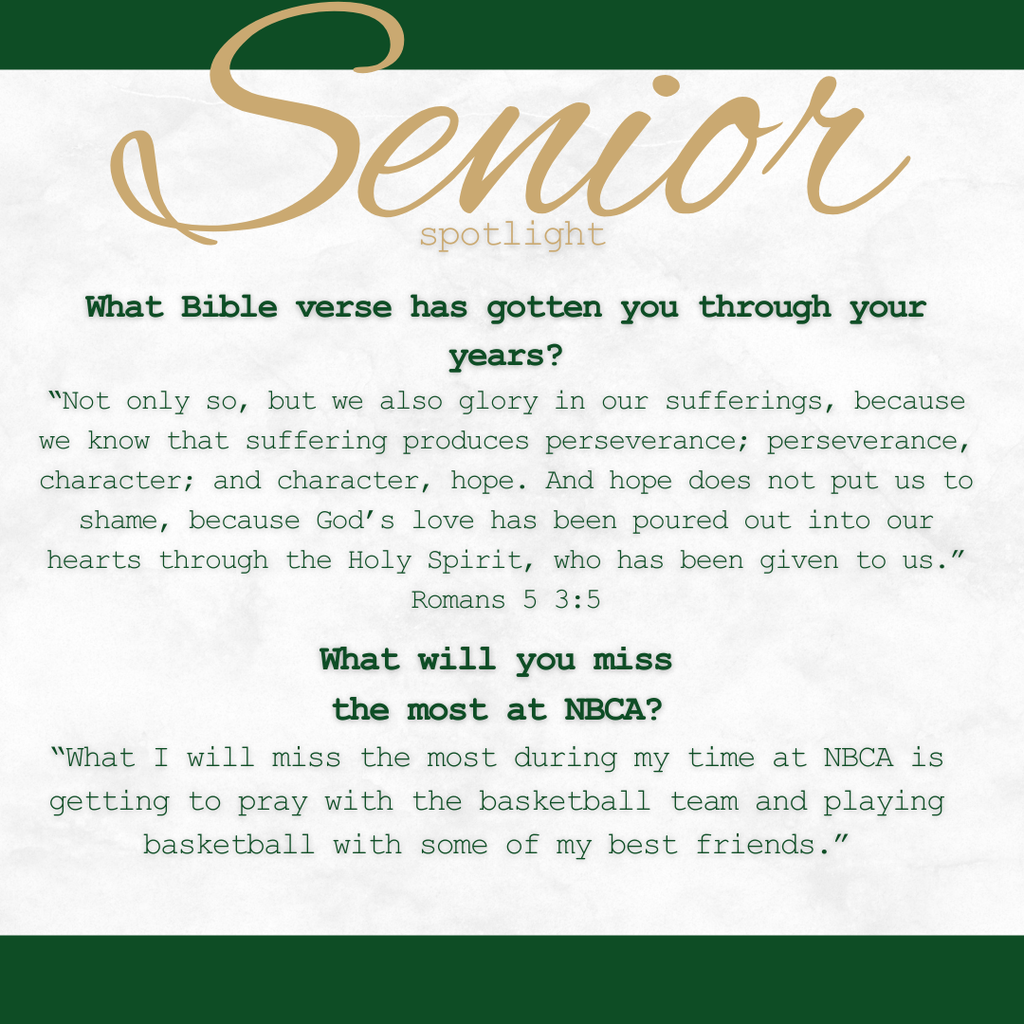 New Braunfels Christian Academy - Seniors