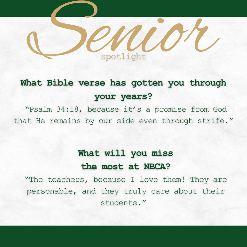 New Braunfels Christian Academy - Seniors