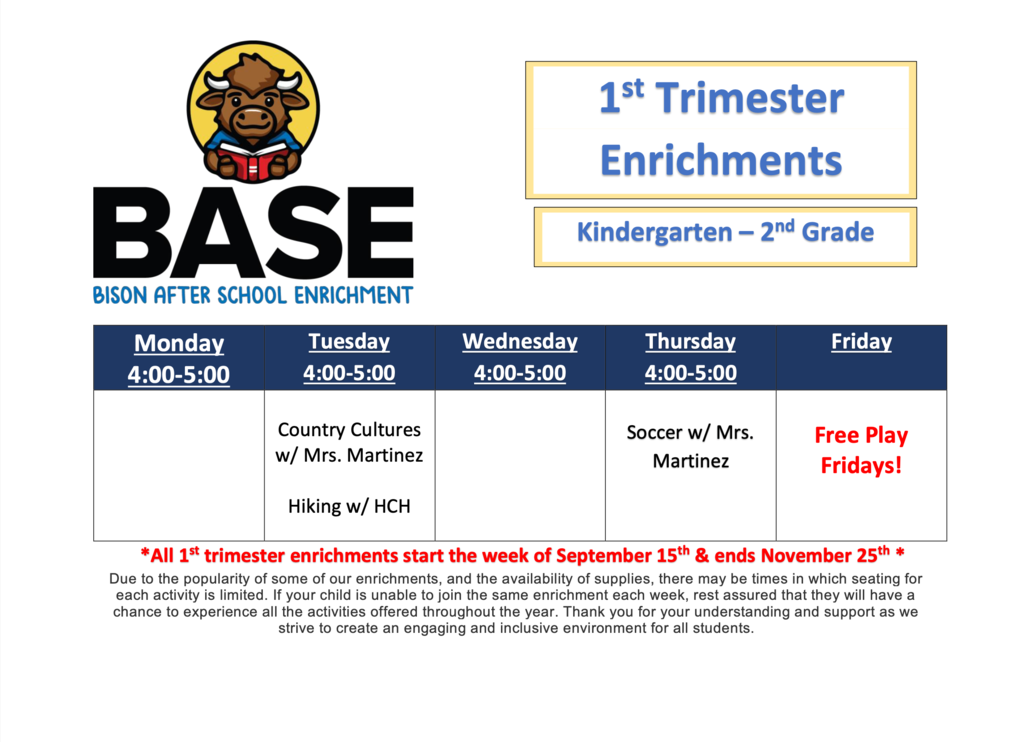 Kindergarten-2nd grade