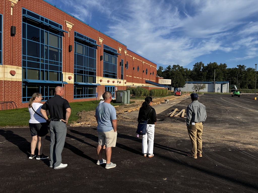 School board members see progress on West side parking lot