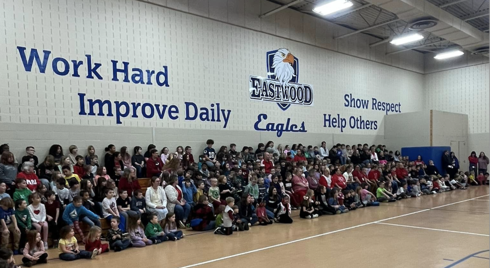 Eastwood Elementary Student Body in the Gym