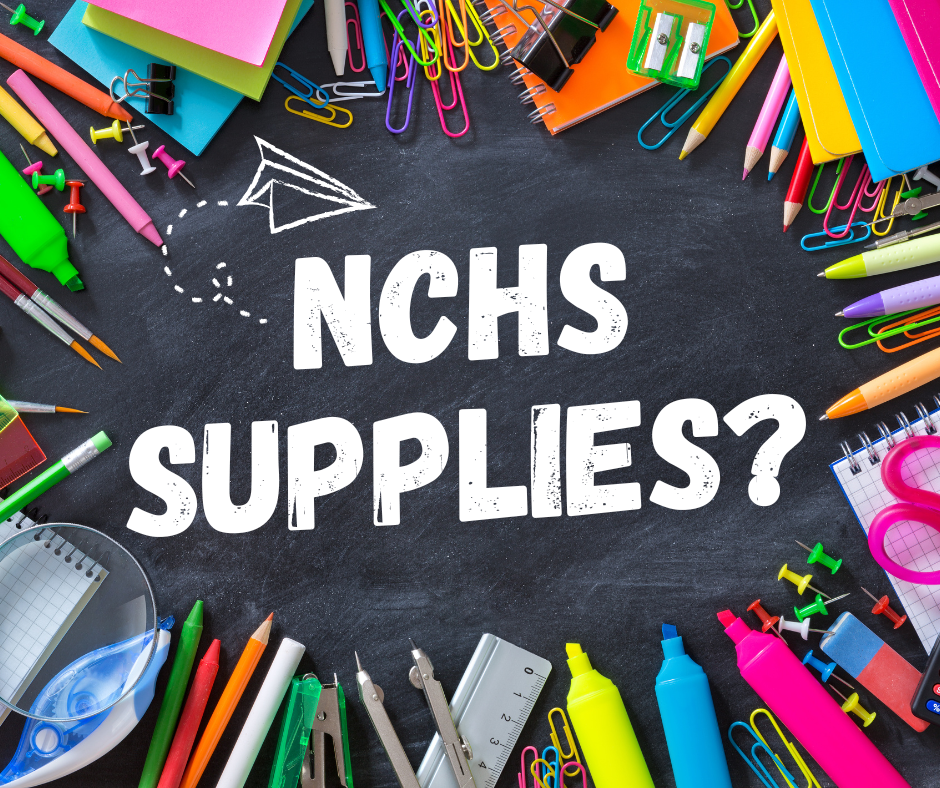 NCHS Supplies Graphic