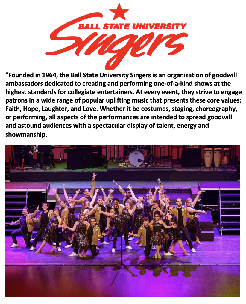 BSU Singers Swing Street Jazz Fest Flyer