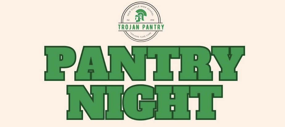 Trojan Food Pantry Night graphic