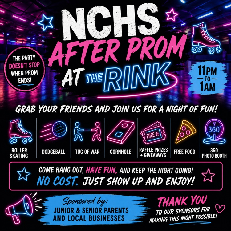 After Prom flyer 2026