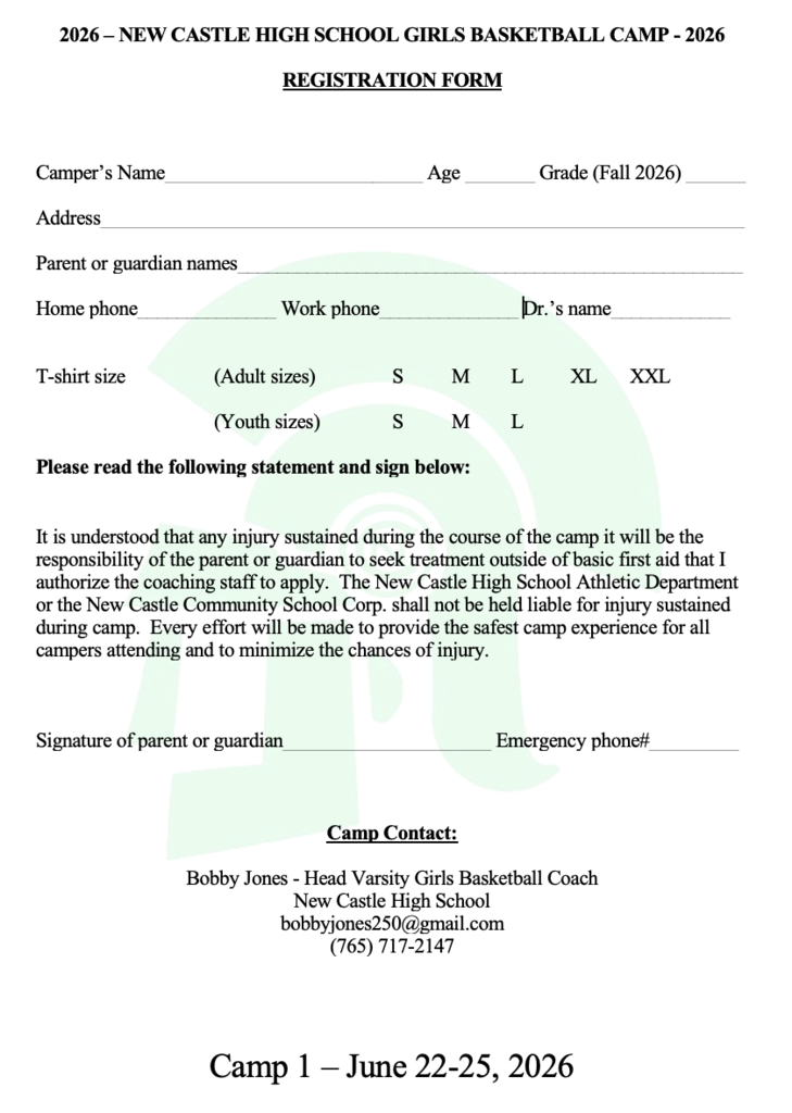 Registration CAMP 1