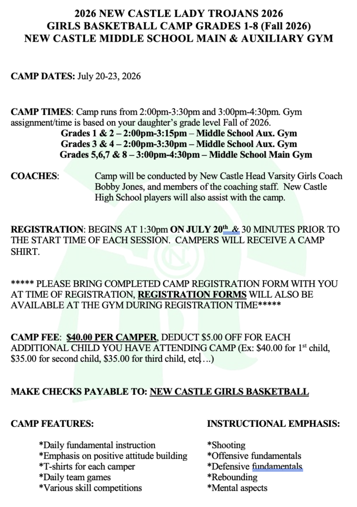 Lady Trojan B-Ball Camp 2
