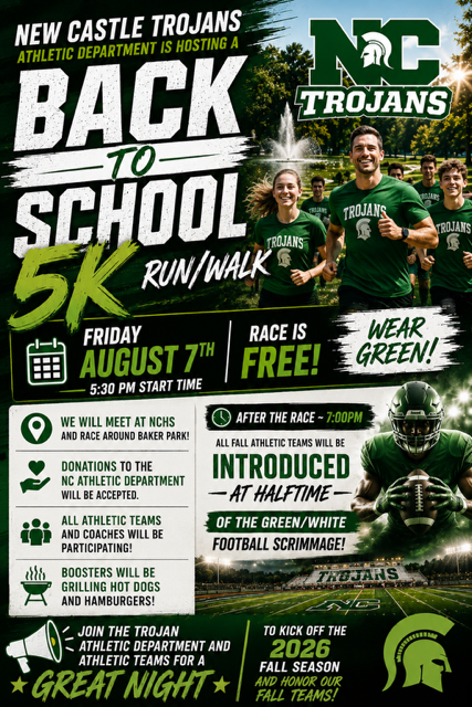 Back to School 5K flyer