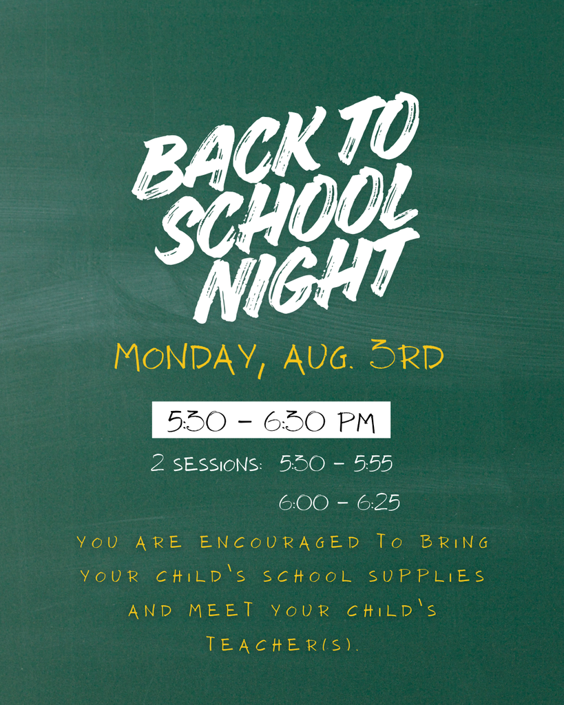 Eastwood Back to School Flier