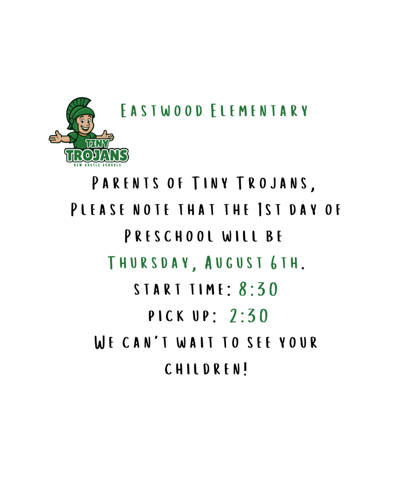 Tiny Trojans Start Date Aug. 6