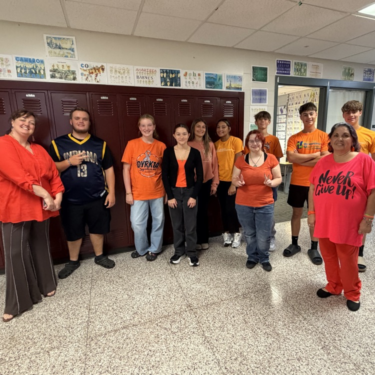 Orange for Cooper Tate