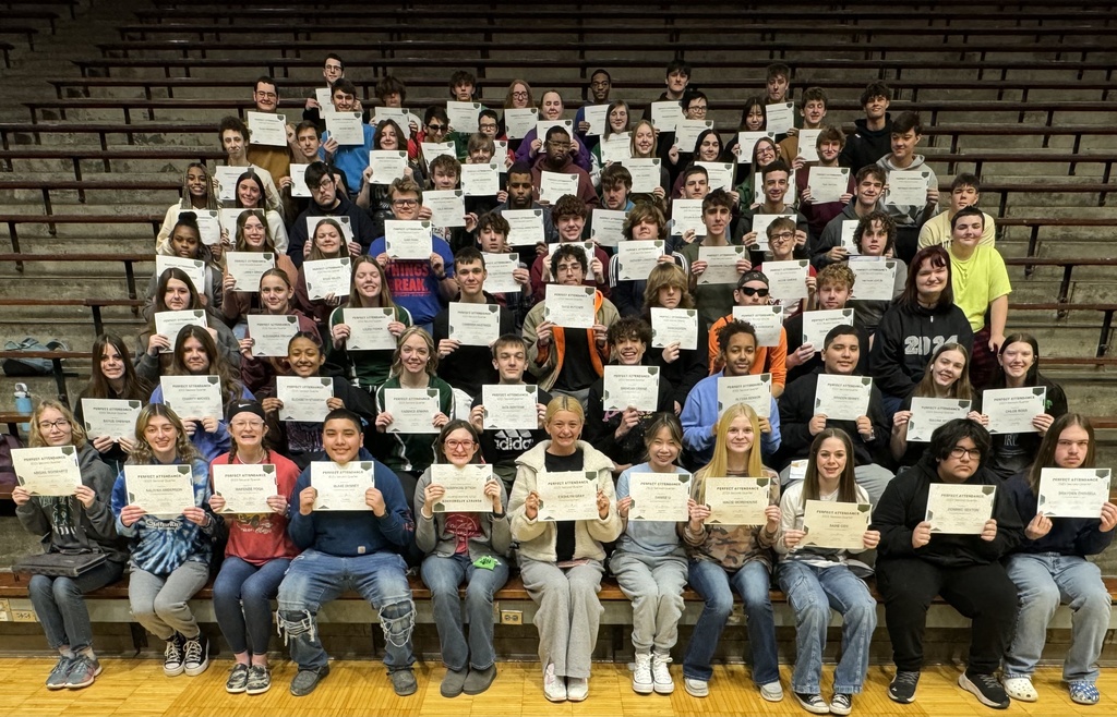 NCHS Second Semester Perfect Attendance Awards