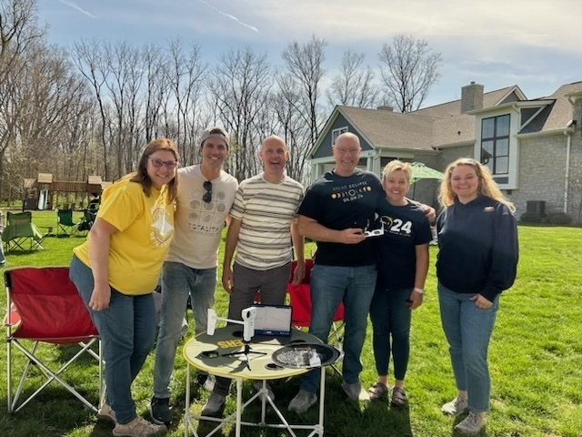 Eclipse Party, NCHS Science Teachers