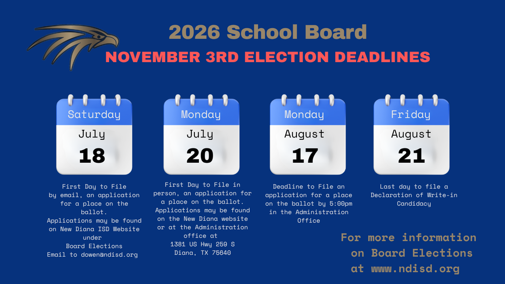 2026 Board Election Deadlines