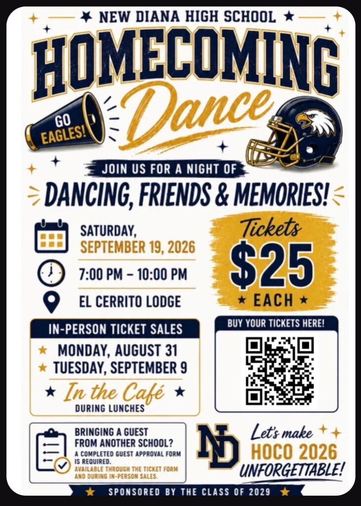Homecoming Flyer for 2026