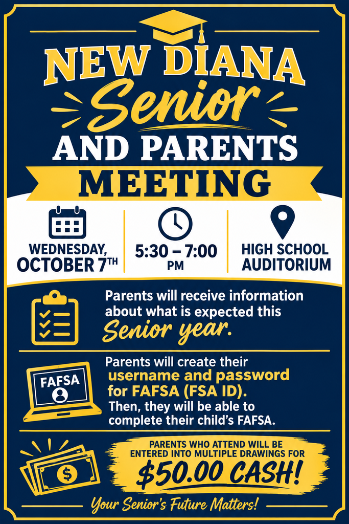 Senior Parent Meeting Flyer