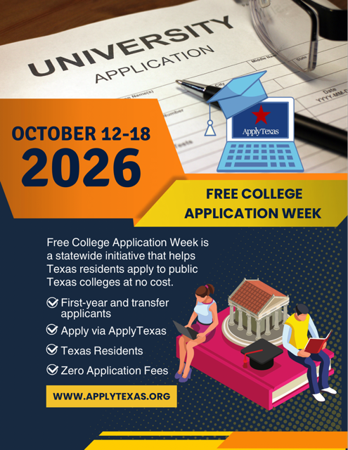Free Application Week Flyer