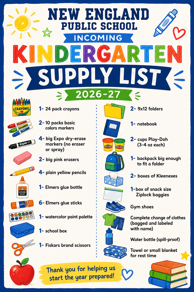 K supply list