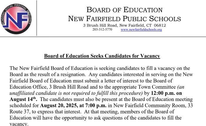 BOE Vacancy 