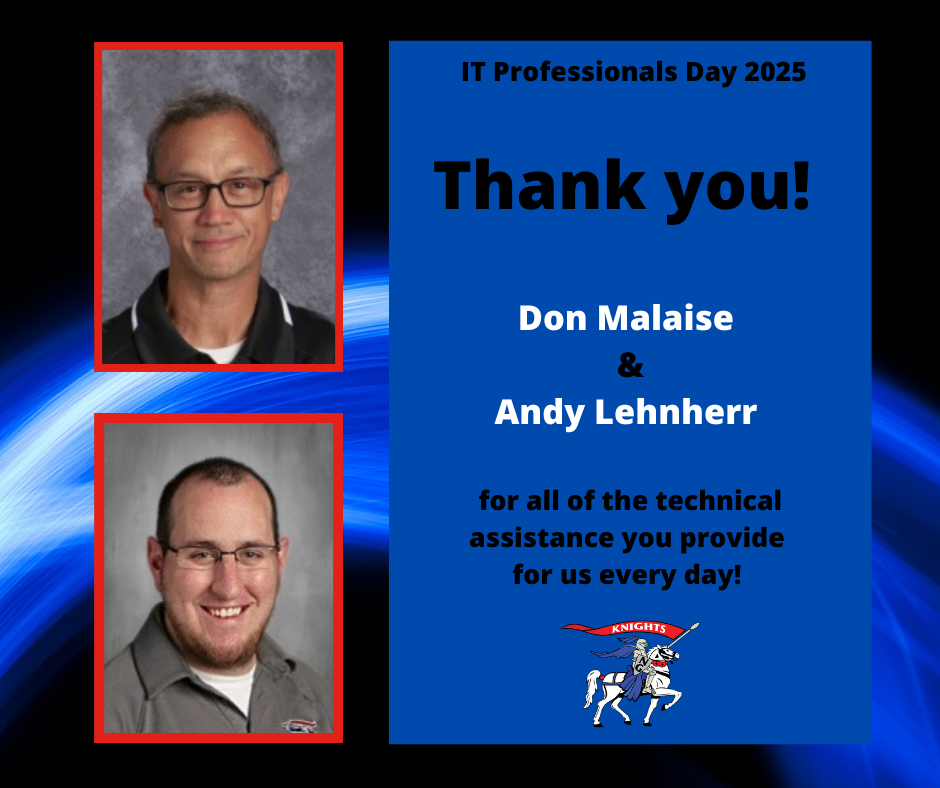 IT Professionals Day 2025 - Don Malaise & Andy Lehnherr