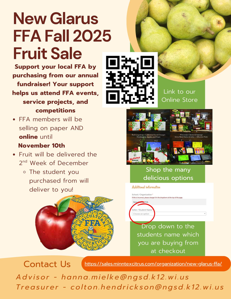 Annual FFA Fruit Sale 2025