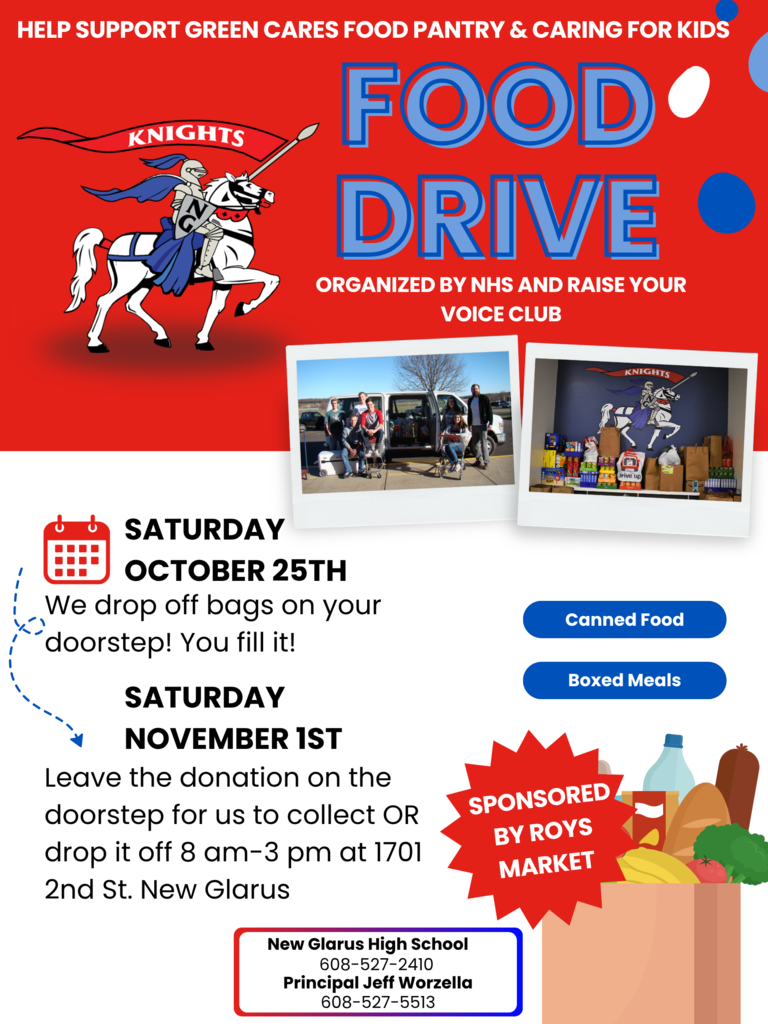 2025 NHS & Raise Your Voice Club Food Drive 