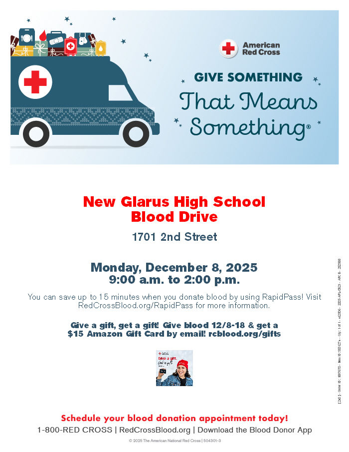 FBLA & FCCLA Blood Drive - December 8th, 2025