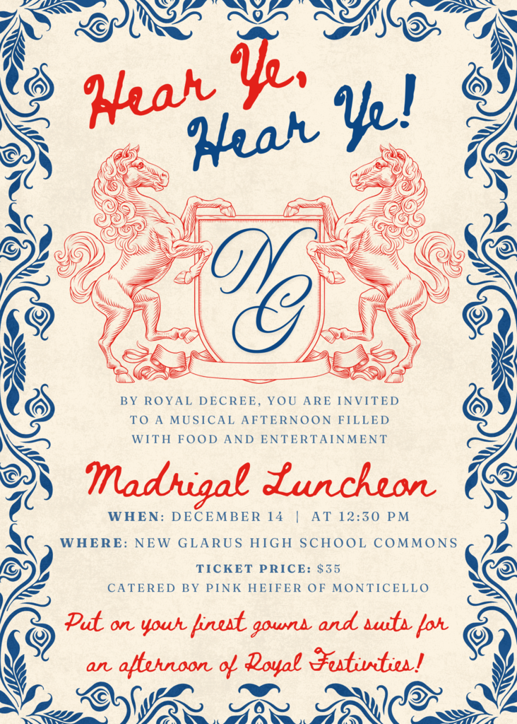 New Glarus High School Madrigal Luncheon - 2025