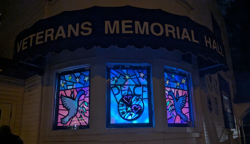 Art Club - Adventsfenster Window at NG American Legion Hall