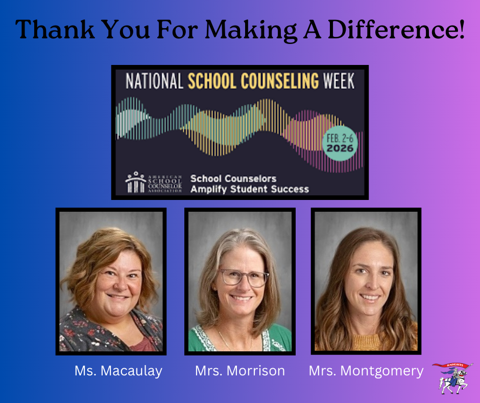 National School Counselors Week - February 2-6, 2026