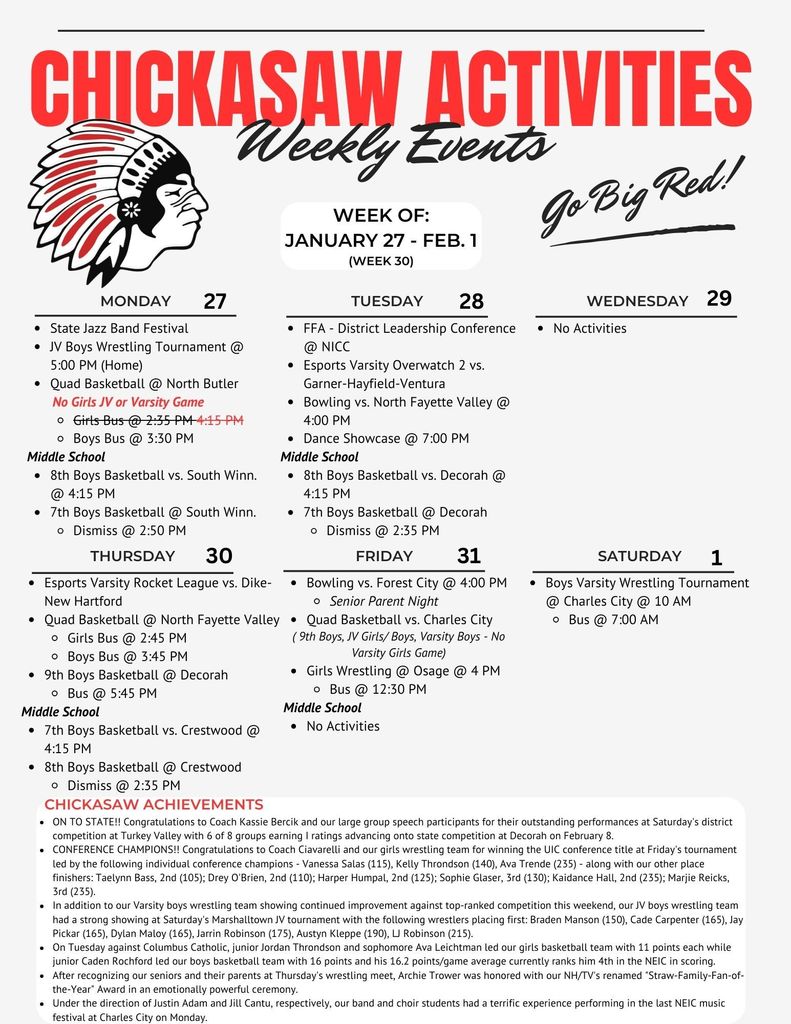 chickasaw activities
