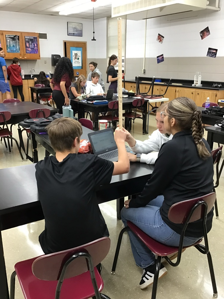 Physical Science students start off the year with a review of experimental design during their Consumer Product Testing PBL.