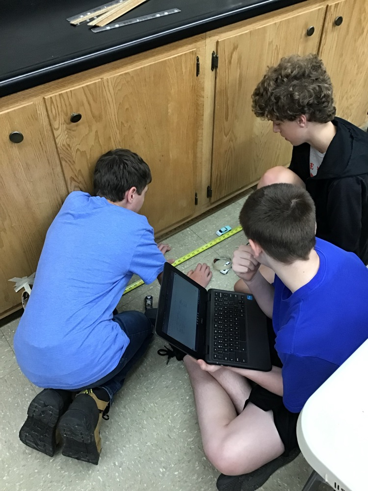 Physical Science students start off the year with a review of experimental design during their Consumer Product Testing PBL.