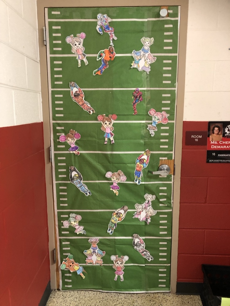 Lots of Elementary classroom doors decorated for Homecoming! The elementary students are so excited about Homecoming week! Go Chickasaws!