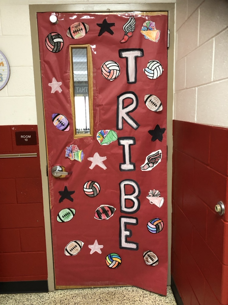 Lots of Elementary classroom doors decorated for Homecoming! The elementary students are so excited about Homecoming week! Go Chickasaws!