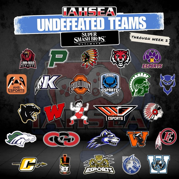Chickasaw Esports pulled off another victory against Vinton-Shellsburg Tuesday, continuing their undefeated streak and currently tied for #1 in their Smash Bros. Division.